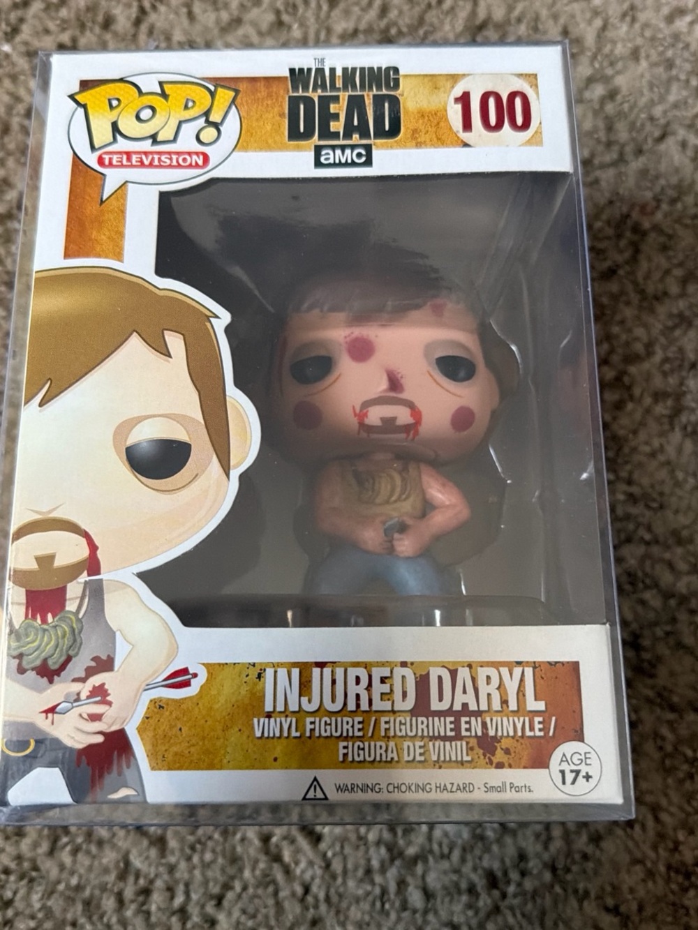 Funko Injured Daryl Pop! Television Vinyl Figure - Brown, Red, Tan